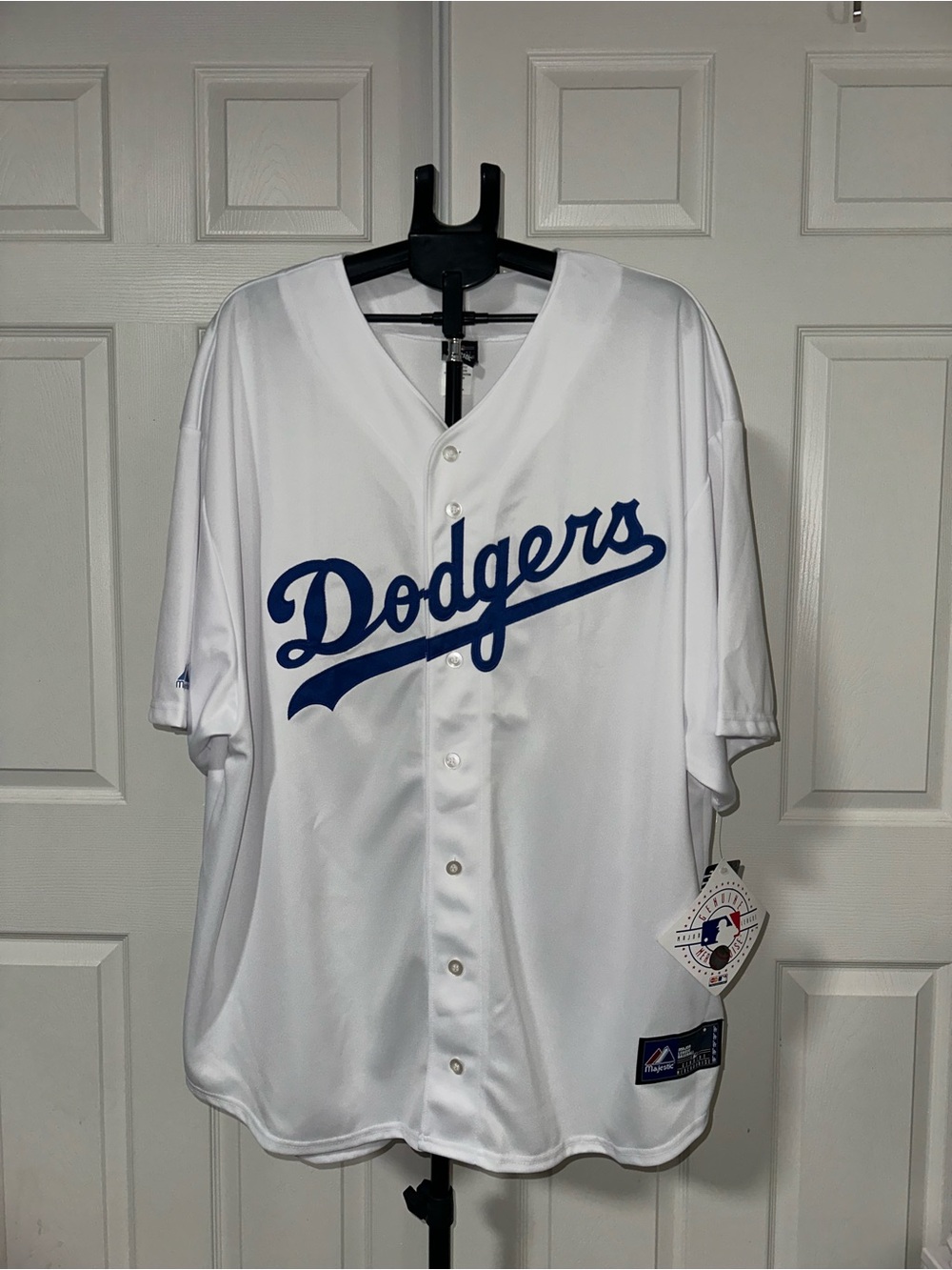 NWT Majestic LA Dodgers Blank Home Baseball Jersey Men's Size 4X Big & Tall